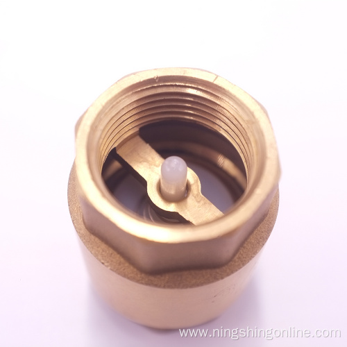 Brass vertical check valve